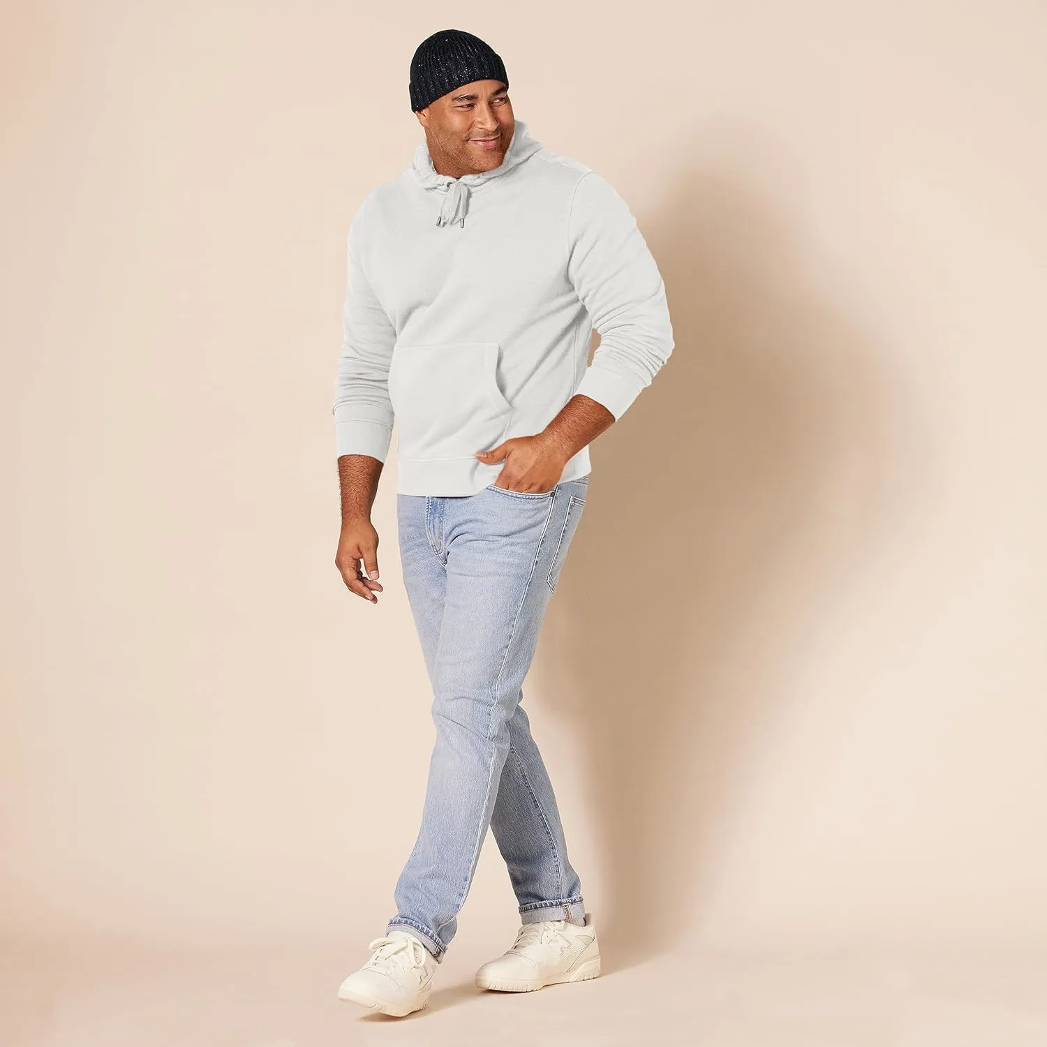 Amazon Essentials Men's Pullover Sweatshirt Hoodie, Big & Tall Options Available