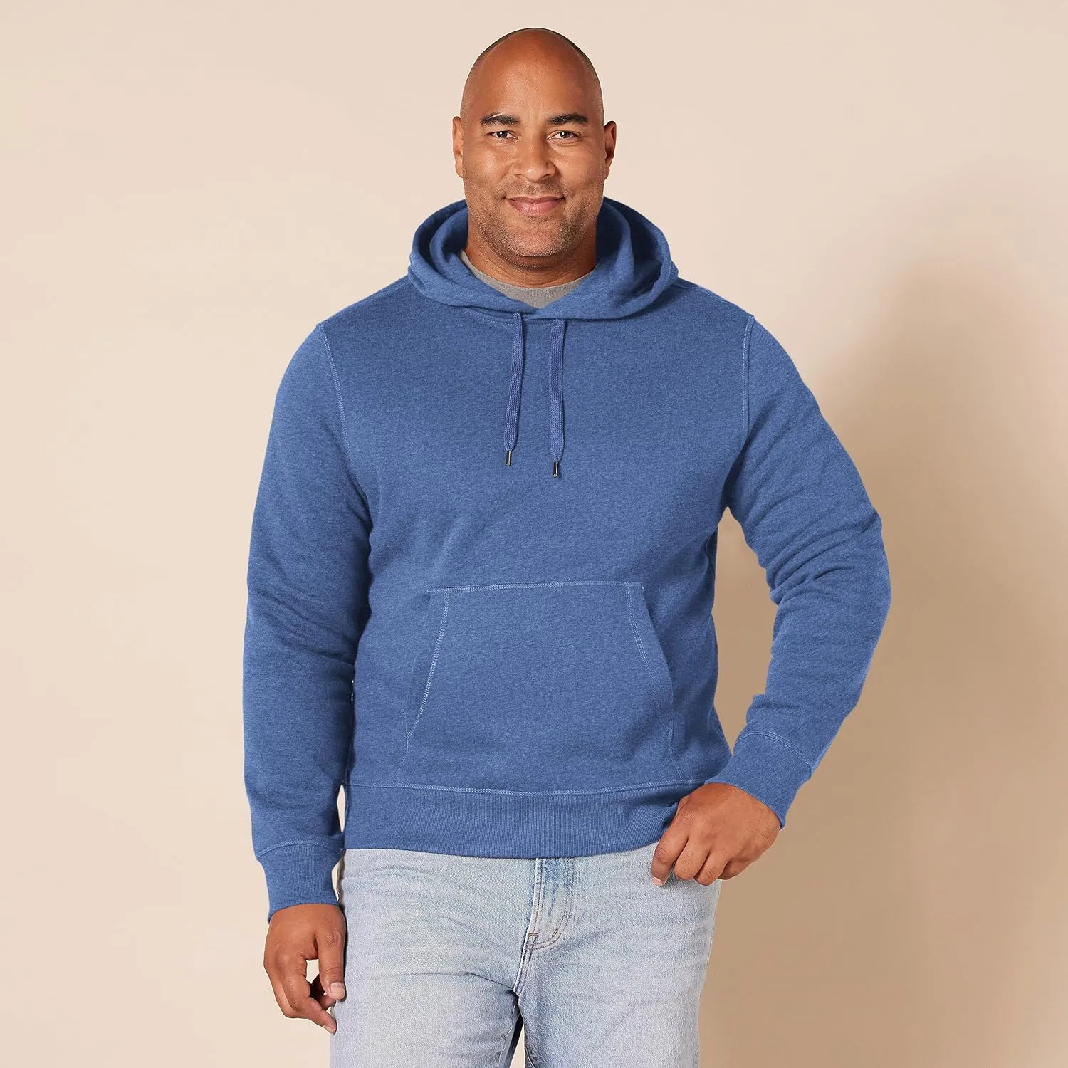 Amazon Essentials Men's Pullover Sweatshirt Hoodie, Big & Tall Options Available