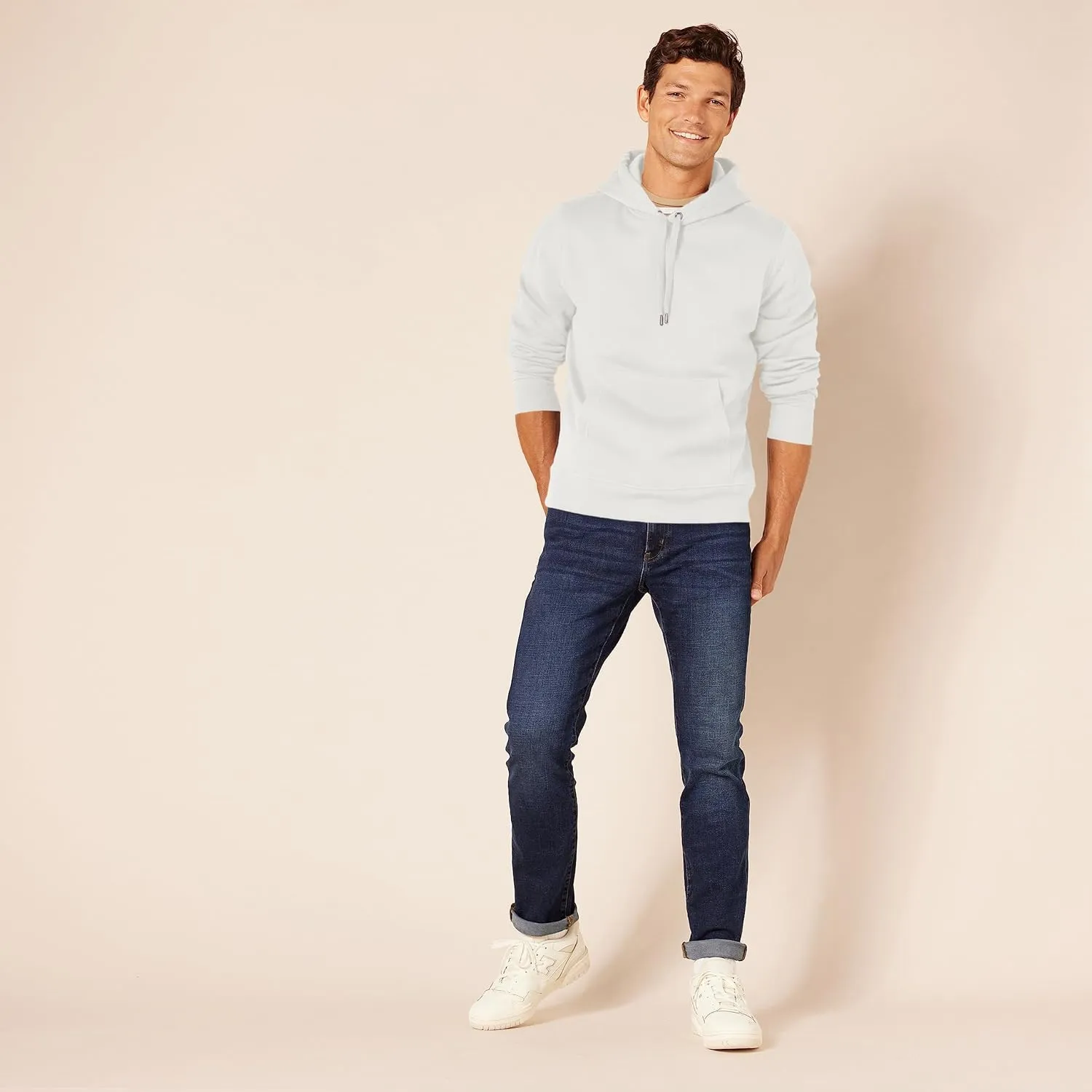 Amazon Essentials Men's Pullover Sweatshirt Hoodie, Big & Tall Options Available