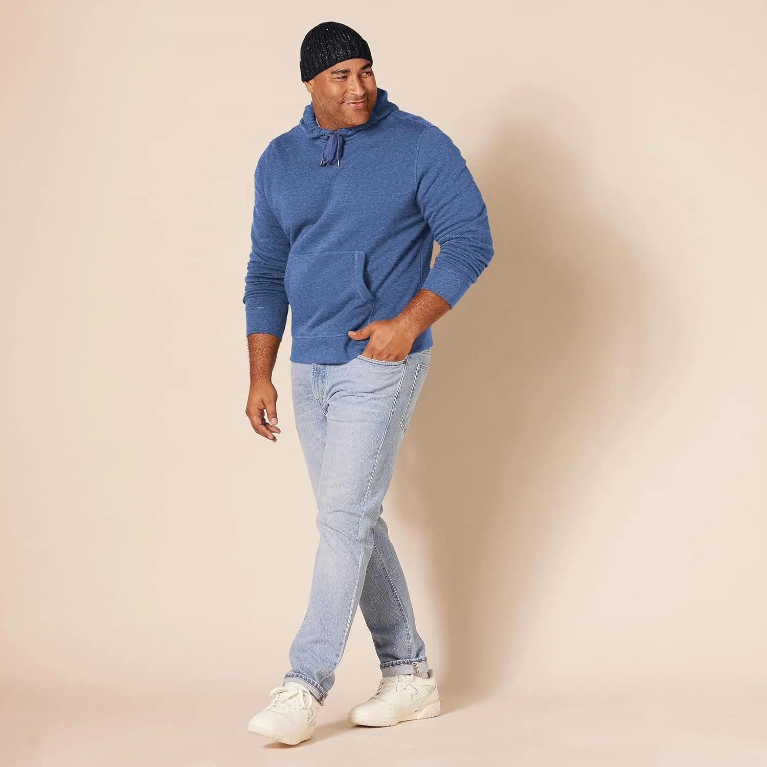 Amazon Essentials Men's Pullover Sweatshirt Hoodie, Big & Tall Options Available