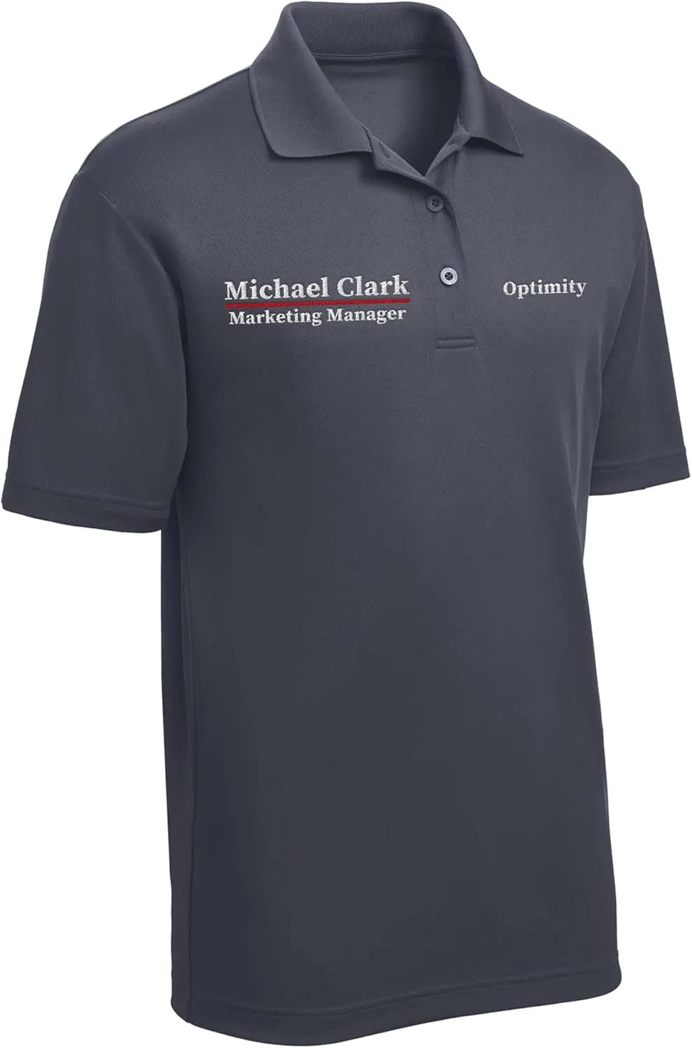 Custom Polo Shirt for Men Personalized Embroidered Short Sleeve Polo Golf Shirt Add Your Text Name