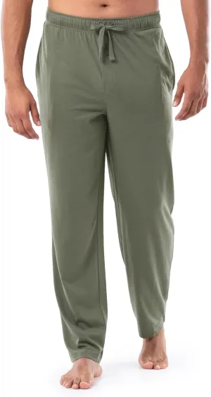 Fruit of the Loom Men's Extended Sizes Jersey Knit Sleep Pajama Lounge Pant (1 & 2 Packs)