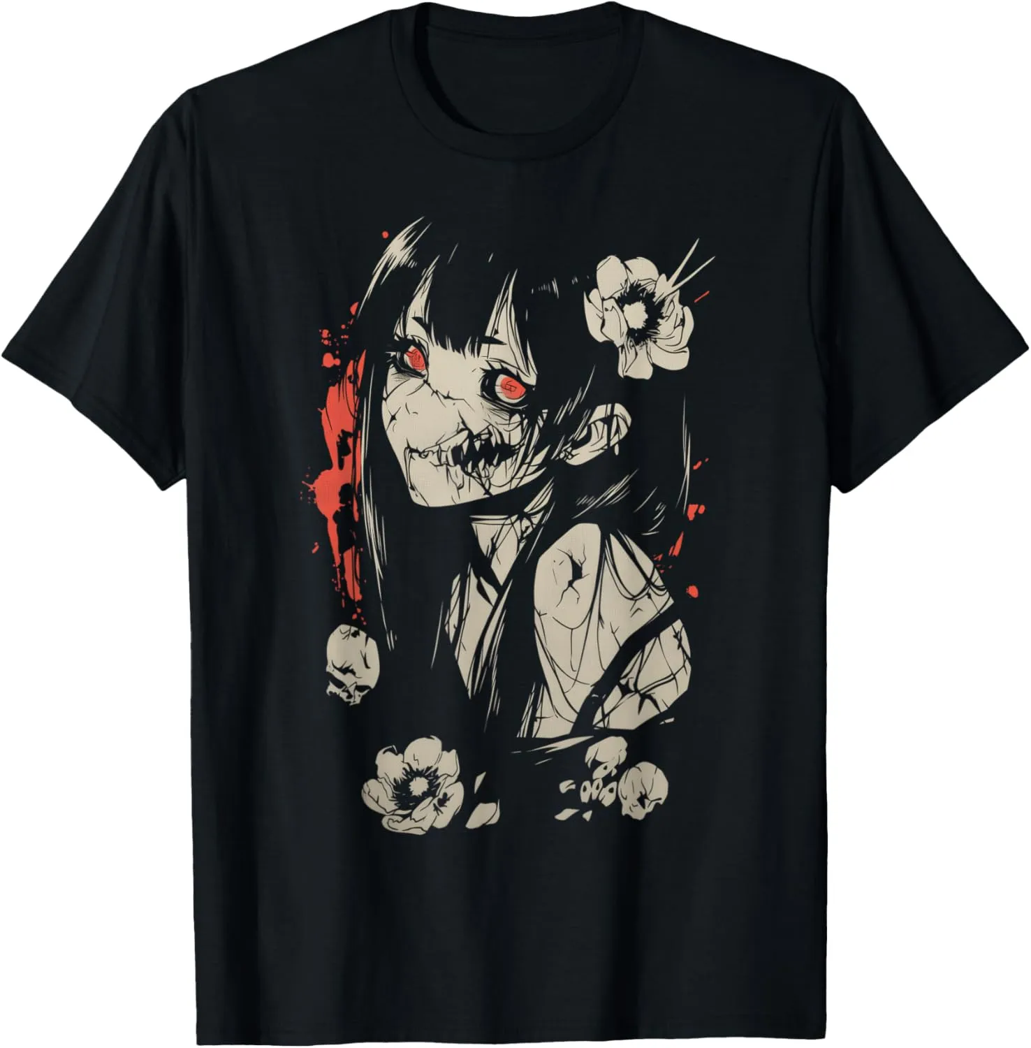 Horror Anime Manga | Japan Japanese Creepy Kawaii Goth T-Shirt