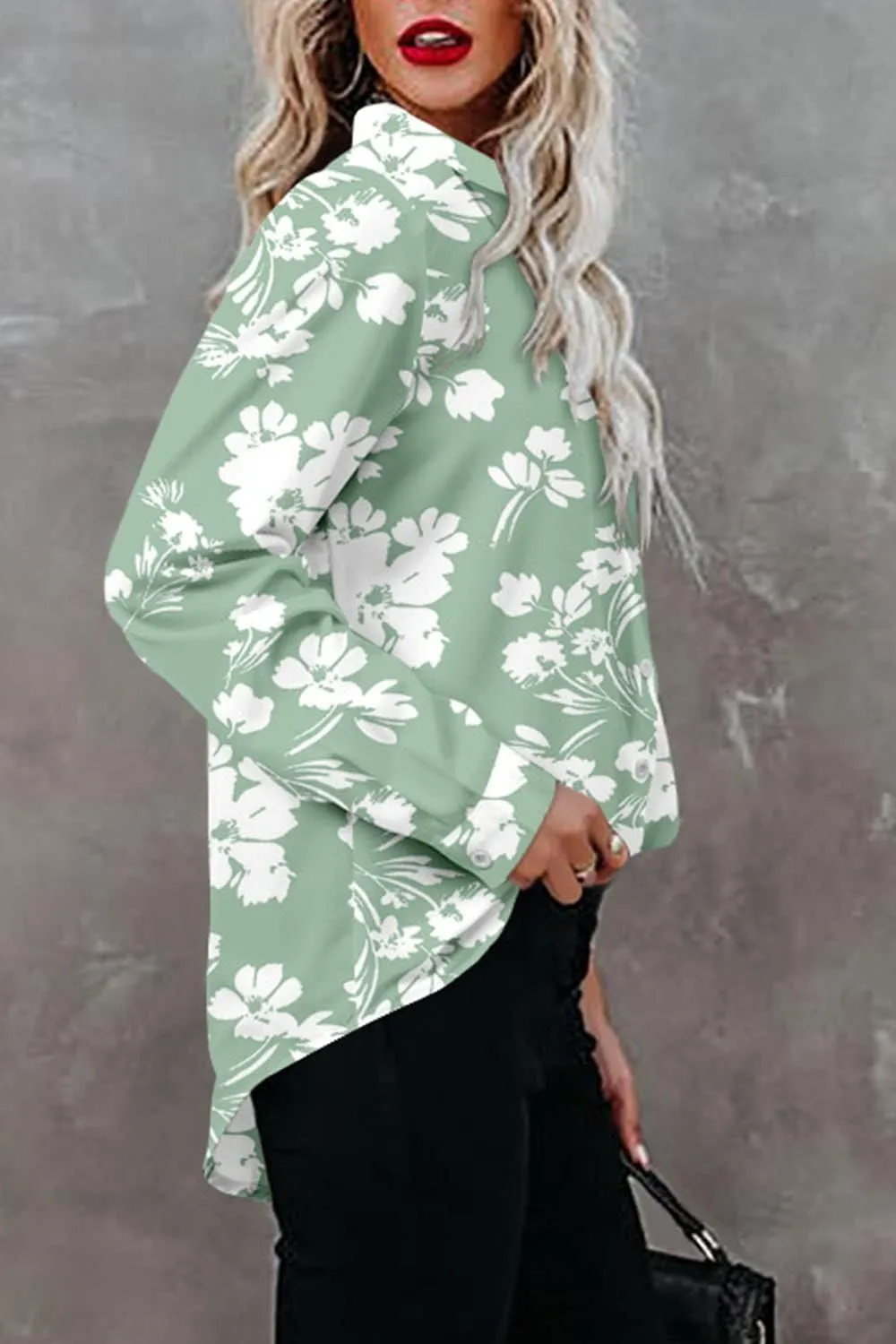 Magritta Women's Shirts Fashion Casual Loose Fit Long Sleeve Button Down Lightweight Collared Blouse Tops