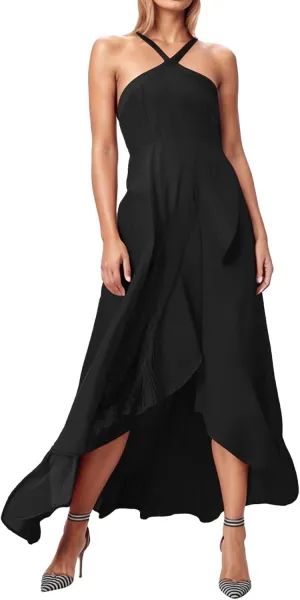 Maxi Dresses for Seniors Cold Shoulder Short Sleeve Slit Long Dresses Sexy V Neck Flowy Wedding Guests Vacation Dresses