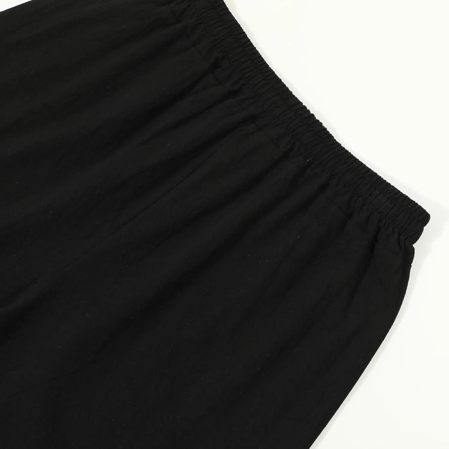 Men's Casual Shorts Summer Elastic Waist Drawstring Straight Leg Outdoor Relaxed Fit Lightweight Breathable