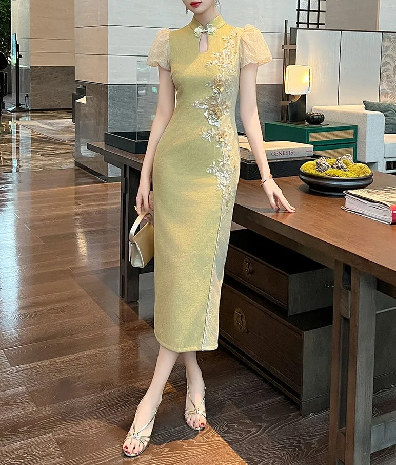 Petals cheongsam (preorder)
