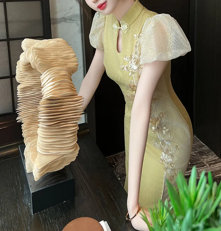Petals cheongsam (preorder)