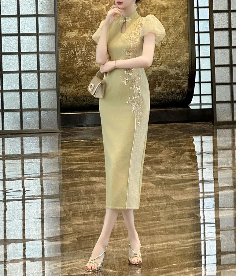 Petals cheongsam (preorder)