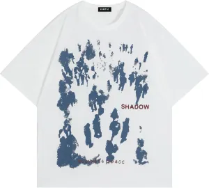 Vamtac Mens Oversized Graphic Tees Y2k Vintage Graffiti Tie Dye Short Sleeve Streetwear Summer Tops Tshirt Unisex