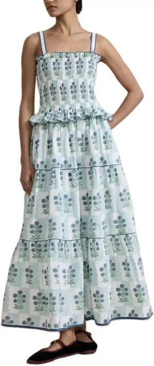 Women Y2k Boho Maxi Dress Tie Shoulder Backless Strappy Tiered Flowy Dress 2024 Summer Floral Beach Sundress