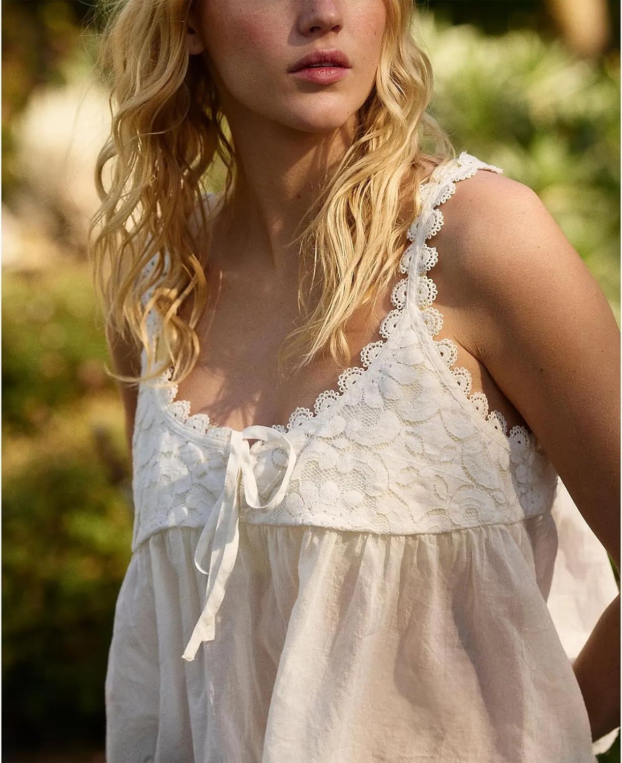 Women Y2K Lace Trim Tank Top Sleeveless Solid Color Tie Up Button Front Crop Top Summer Streetwear Going Out Shirt